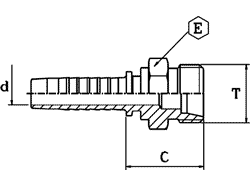 Штуцеры CES DIN 3853 - метрическая резьба, конус 24, тяжелая серия